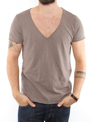 Basic v-tee fango 