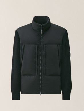 Merino wool jacket black 