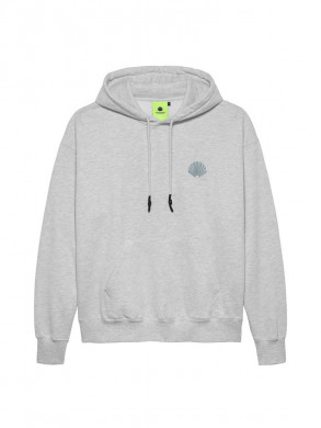 Logo hoodie ash green 