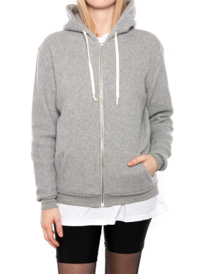 Kima zipper grey mel 