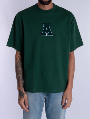 College a t-shirt dk green 