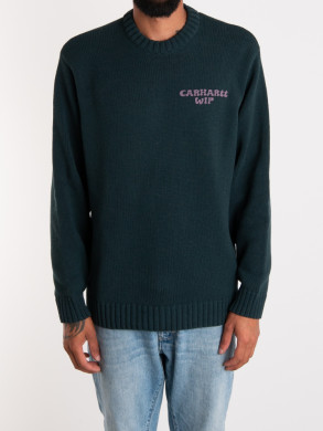 Helix sweater deep lagoon 