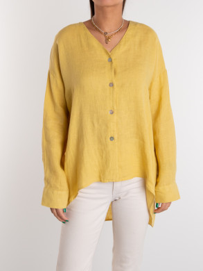 FS18 linen blouse yellow 