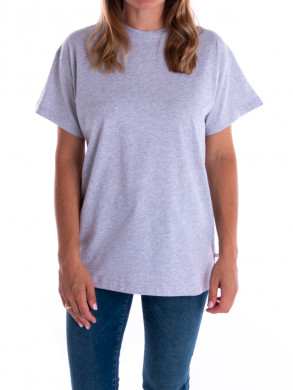 Uni t-shirt grey mel L