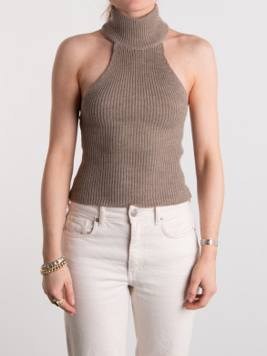 Top mae taupe 