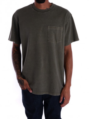 Duster pocket t-shirt seaweed M