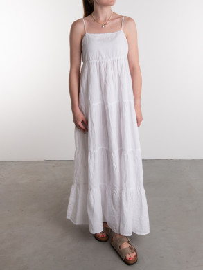 Haily linen dress white 
