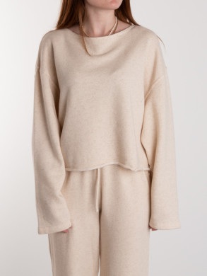 Ito 03a sweatshirt ecru chine S