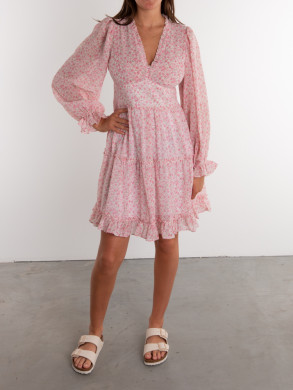 Miller romance flower dress rose 