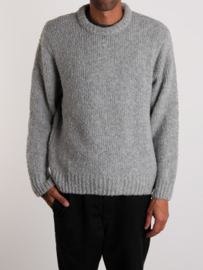 Dun textured sweater grey 