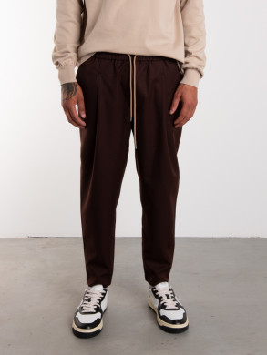 Le pantalon cropped brown 