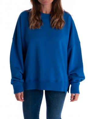 Frankie crew sweater solidate blue 