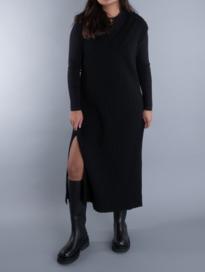 Laara knit dress black L