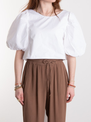 Mini blouse white M
