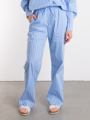 Sonar double stripe pants lt blue L