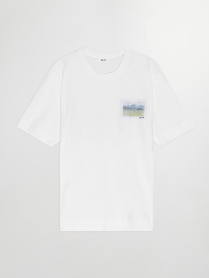 Adam landscape t-shirt white 
