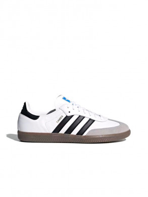 Samba og sneaker white black 7,5