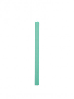 Square candle emerald green 