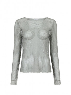 Aimee stone blouse silver 