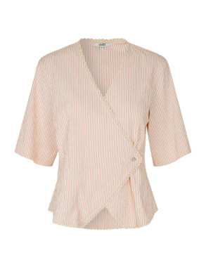 Alita stripe fellicca-m blouse  alita red S