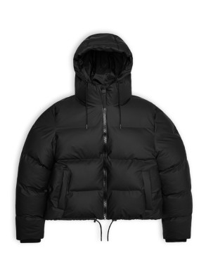 Alta short puffer jacket black 