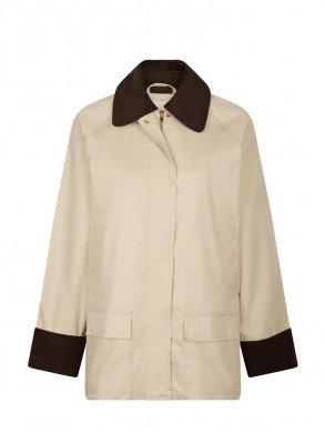 Anastacia cord jacket ivory 