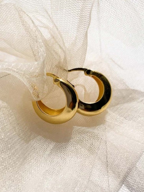 Anna hoops gold OS