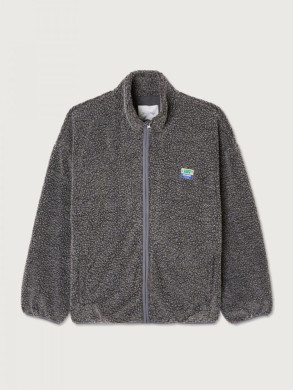 Mhok 16b teddy jacket anthracite chine 