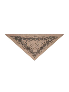 Ariya paisley scarf beige melange 