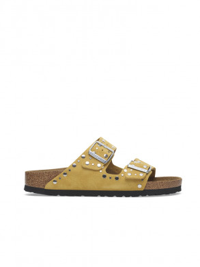 Arizona rivet border sandals ochre 