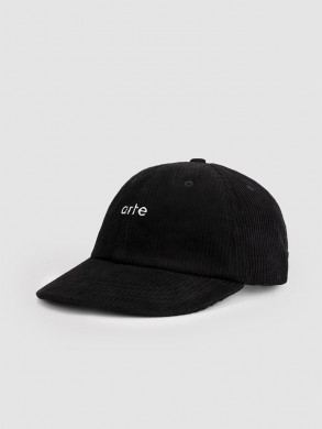 Corduroy cap black 