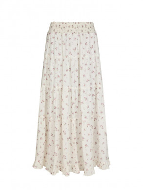 Asta smali blossom skirt creme 