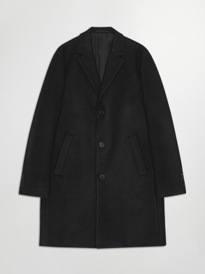 Austin wool coat black 