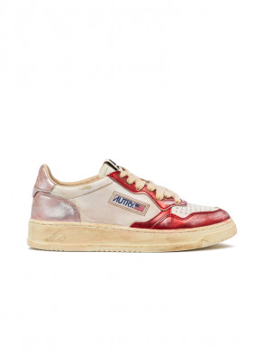 Super vintage lo wmns sneaker red pink 
