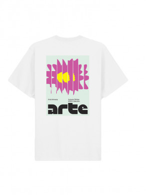 Flower poster t-shirt white 