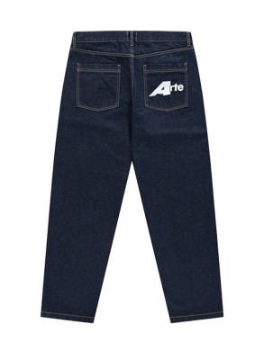 Big A uniform denim pants raw denim 