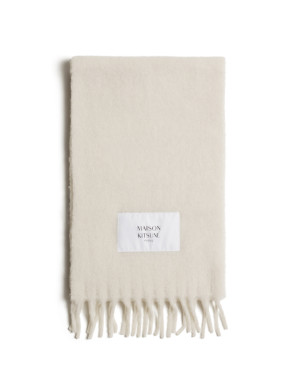 Baby alpaca scarf moon beige 