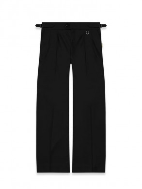 Tailored baggy pants black 