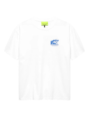 Beach sign t-shirt white 