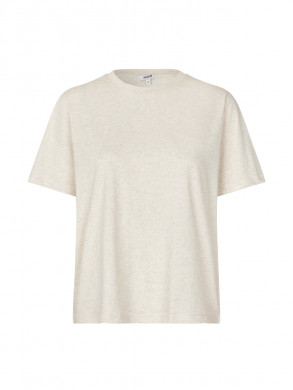 Beejan-m mellan t-shirt oyster 