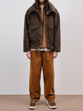 Swara short parka black olive 