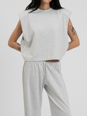 BP iconic shoulder tee grey 