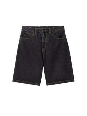 Brandon short black stone wash 