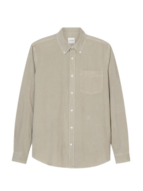 Button down shirt silt grey L