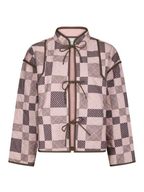 Calah square mix jacket rose 