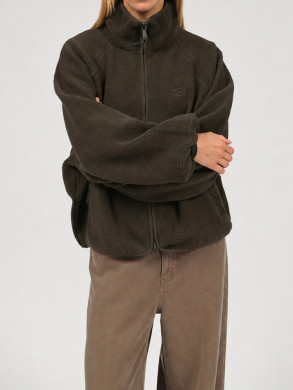 Cali fleece jacket black olive 