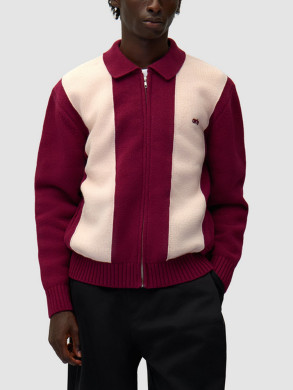 Arte cardigan bordeaux cream 