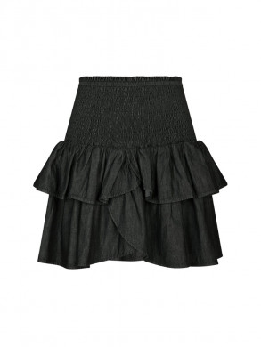 Carin denim skirt black 