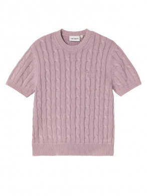 W carter knit t-shirt pink fog 