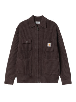 Chore knit jacket palisander 